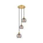 Innovations Athens Ds 3LT 13" Cm Pendant, Gd/sm 113B-3P-SG-G1213-6SM. Fixed Price $574.20.