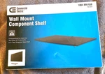 Commercial Electric Wall Mounted Component Shelf Black 1004 898 638. Fixed Price $11.99.