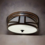 Robert Abbey Chase 3 Light Flushmount Custom Bronze & Dark Antique Nickel -D1985. Fixed Price $385.00.