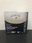 Hampton Bay Stetson 11 In. 1-LIGHT Brushed Nickel Ceiling. Fixed Price $23.43.