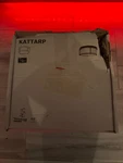 Ikea Kattarp Ceiling Lamp, Glass Black Color, Size 13 203. 891. 70- New. Fixed Price $50.00.