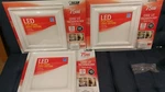 2 Feit Electric Led Flat Panel Light Fixture Dimmable 3000K 1100 Lumens 15-IN. Fixed Price $479.00.