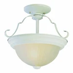 Trans Globe Lighting Antique Frosted Melon Glass Bowl Semi-flush Mount(ob). Fixed Price $23.97.
