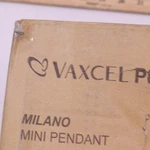 Vaxcel Dimmable Mini Pendant Ceiling Light Steel/glass 60W P0276. Fixed Price $44.75.