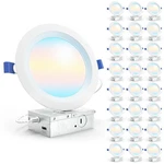 Sunco 24 Pack 6 Inch Recessed Light, Ceiling Canless Lights, Baffle .... Fixed Price $184.79.