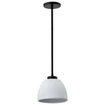 Nuvo Lighting Collins 8" Mini Pendant, Ceramic/silver Accents 60-8012. Fixed Price $171.99.