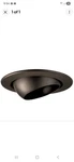 Lot Of 5 Progress Lighting In. Antique Bronze Recessed Eyeball Trim P8046-20. Fixed Price $24.99.