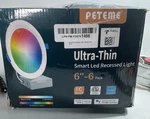 Peteme 6" Recessed Led Rgbw Smart Lighting 14W 1200 Lumens 4-PACK No Hub. Fixed Price $29.99.
