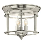 Hinkley Lighting Gentry Foyer Flush Mount, Polished Nickel - 3473PN. Fixed Price $381.65.
