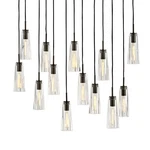 Fredrick Ramond FR31105-CL Cosette 13 Light 46"W Led Multi Black. Fixed Price $6999.00.