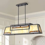 Quoizel Atwater 38 1/2" Wide Matte Black 4-LIGHT Island Pendant. Fixed Price $879.99.