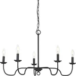 Progress Lighting P400291 Canebrake 6 30"W Taper Candle - Black. Fixed Price $191.99.