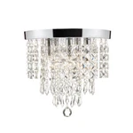 Merra 11 In. 5-LIGHT Chrome Flush Mount Chandelier With K9 Crystals. Fixed Price $29.99.