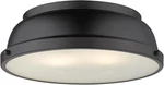 Golden Lighting Duncan 14" Flush Mount, Black/matte Shade 3602-14BLK-BLK. Fixed Price $74.95.