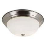 Trans Globe 2 Light Flush Mount In Brushed Nickel - 13718BN. Fixed Price $53.20.