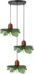 Mid Century Chandeliers 3-LIGHT Green Glass Hanging Pendant Lamp Art Decoration. Fixed Price $271.99.