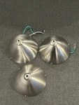 Lot Of 3 Pieces Tech Lighting Freejack 4" Round Canopies Satin Nickel 700FJ4RFS. Fixed Price $125.00.