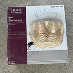 Home Decorators Collection Harlan 15 In. 3-LIGHT Brushed Grey Flush Mount. Fixed Price $59.99.
