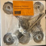 Justice Design Group CHA-8510-NCKL 4 Fixture Light Chandelier Nickel Free Ship. Fixed Price $379.99.