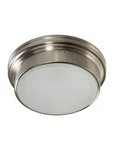 Restoration Hardware Turner 9-INCH Flushmount Ceiling Lights-satin Nickel (nib). Fixed Price $145.00.