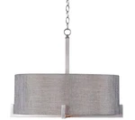 Kenroy Home 93325BS Wiley Pendants, Large, Brushed Steel. Fixed Price $99.00.