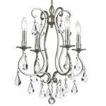 Crystorama Ashton Light Clear Crystal Silver Mini Chandelier 5014-OS-CL-MWP. Fixed Price $318.40.