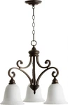 Bryant - 3 Light Nook Pendant Quorum Home Collection Style 25 Inches Wide. Fixed Price $173.00.