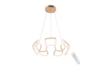Oukaning 45-WATT 1-LIGHT Gold Minimalist Shaded Dimmable Led Pendant. Fixed Price $139.99.