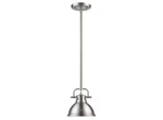 Golden Lighting Model# 3604-M1L Pw-pw "duncan" Mini Pendant Light-pewter. Fixed Price $75.00.