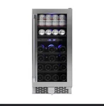 Vinotemp 19 Bottle Outdoor Dual-zone Wine And Beverage Cooler. Fixed Price $850.00.