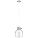 Kichler 44140PN Briar Light 12" Clear Dimmable Pendant (new -bad Box Only). Fixed Price $75.00.