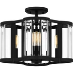 Quoizel QSF6193 Renee 4 Light 15"W Semi-flush Ceiling Fixture Black. Fixed Price $383.99.