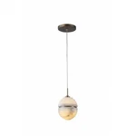 Avenue Lighting Sedona 1LT 5" Round Ribbed Pendant, Alab/brass/white HF2902-AB. Fixed Price $518.00.