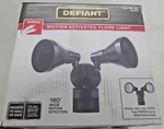 Defiant Par 180DEGREE Motion Wired Outdoor 2HEAD Duskdawn Security FLOODLIGHT*A1. Fixed Price $20.99.