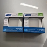 Lot New Progress Lighting 805309 Mini Flushmount 5.25 Square Led White. Fixed Price $17.99.
