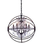 Elegant Lighting 1130D25DB/RC Geneva Pendant Dark Bronze. Fixed Price $948.00.