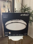 Artika Hemisphere 15 Led Flush Mount Ceiling Light Dimmable Matte Black New Open. Fixed Price $26.99.