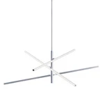 Afx KNOP48LAJUD Knoll 48"W Abstract Multi Light Pendant - Chrome. Fixed Price $478.00.