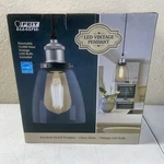 Feit Electric Dimmable Led Vintage Pendant Light Brushed Nickel Free Shipping. Fixed Price $19.93.