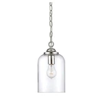 Pair Of Savoy House 7-702-1-109 1-LIGHT Pendant Polished Nickel (lot 2). Fixed Price $129.99.