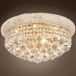 Joshua Marshal 700996-008 Bagel Design Light 16 Gold Flush Mount W/clear. Fixed Price $1772.00.