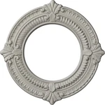 Ekena Millwork CM11BNPCF 11-1/8" X 6-1/8" 5/8" Benson Ceiling Medallion, Pot. Fixed Price $95.06.