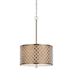 Cal Lighting Myrtle Metal Pendant, Antique Brass FX-3596-1P. Fixed Price $374.40.