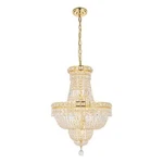 Elegant Lighting Tranquil 12-LIGHT Crystal & Steel Chandelier Gold. Fixed Price $786.00.