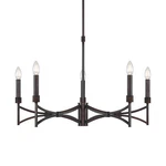 Savoy House 1-8167-5 Gardner Light 30"W Taper Candle Style Champagne Mist. Fixed Price $502.00.