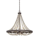 Mallory By Brian Thomas 5 Light Pendant In Fossil Stone Savoy House -. Fixed Price $1622.00.