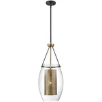Savoy House Lighting 7-9063-1-95 Dunbar Pendant Warm Brass With Bronze Accents. Fixed Price $459.20.