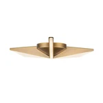 Kuzco Tachi 18" Flush Mount, Vintage Brass FM64218-VB. Fixed Price $600.00.