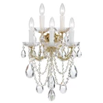 Crystorama Maria Theresa Chandelier, Crystal Elements 4425-GD-CL-S. Fixed Price $1399.99.