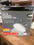 Commercial Electric Color Changing Recessed Trim # 1006 853 924. Fixed Price $9.50.